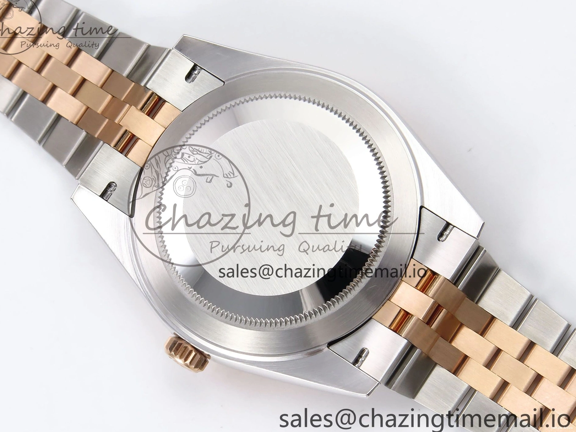 0130 DateJust 41 126331 ARF 1:1 Best Edition 904L Steel Brown Diamonds Dial on SS RG Jubilee Bracelet SH3235（Gain Weight） Thermal 1111